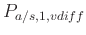 $ P_{a/s,1,vdiff}$