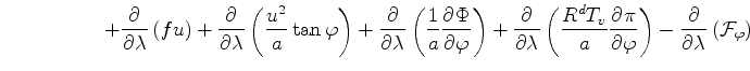 $\displaystyle \hspace{5em} + \DP{}{\lambda} \left( fu \right) + \DP{}{\lambda} ...
...a} \DP{\pi}{\varphi} \right) - \DP{}{\lambda} \left( {\cal F}_{\varphi} \right)$